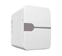 YIXANNX Flat Mini Fridge Compact And Attractive Store Makeup Products Drinks For Office Travel Or Dorm Or Food. 4L Small Refrigerator Is Compact In Size And Lightweight, White