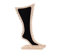 YIXANNX for Creative Jewelry Hanging Rack Necklace Display Rack Unique Necklace Display Board Wooden Storage Solution Jewelry Organization Chains Organizer, Black, 14.5x6.8x27cm