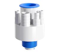 YIXANNX Functional Kitchen Sink Drain Pipe Connector Eliminates Odor Issues with Advanced Ensuring Efficient Water Capability 5 in 1 Drain Connector for Kitchen Sink Under Pipe