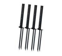 YIXANNX Garden Post Support Repairing Kits Crafted Durable Offer Reliable Solutions For Quick Fixes During Repairs Iron Fence Post Anchor Repair Stakes Easy