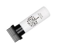 YIXANNX Hair Oil Applicator Featuring Innovative Comb 180ml Easy Application Keeps Products Exactly Where Needed Roots Comb Applicator Bottle For Home Salon 180ml, Black, 17.1x6.4x4.6cm