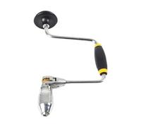 YIXANNX Hand Tool Hand Crank Drill Carpenters Bit Brace Comfortable Nonslip Handle Easy Innovative Woodworking Tool Swing Bit Clip Multifunctional Woodworking, Silver, 33x18.5cm