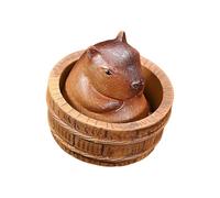 YIXANNX Handmade Clay Mini Capybara Figurine Bringing Charm To Desks Tea Rooms And Living Spaces And Is Very Suitable For Decorating Homes Desktop Clay Mini Capybara Tea Pet