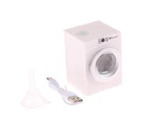 YIXANNX Innovative Dollhouse Toys Include Mini Washing Machine Model Enhancing DIY Scenes For Hours Of Creative Fun Mini Drum Washing Machine Decoration Life Scene, White, 5.1x4.6x7cm
