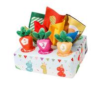 YIXANNX Interactive Toy Carrot Plush Toy Combines Fun And Education Promoting Early Learning And Parent Engagement Sensory Pull Along Toddlers Tissue Box Plush Toys