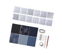 YIXANNX Japanese Quilting Patterns Traditional Handcraft Materials Easy Start for Beginners Designed for Beginners Japanese Needlework Kit Templates Tea Mat