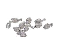 YIXANNX Jewelry Pendant Connector Clasps Elegant Bails Making Accessories DIY Necklace Bracelet And Earring Designs Jewelry Making Accessories Findings DIY Necklace Bracelet Earrings, Silver