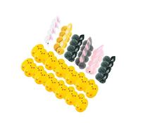 YIXANNX Joyful Easter Eggs Kids Colorful Fillable Eggs With Mini Bunny Stuffed Toys 24 Pack Set Includes 24 Easter Goodie Bag Fillers Prize Rewards Holidays