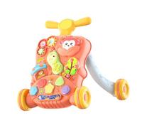 YIXANNX Kids Walkers Will Using Baby Activity Center Baby Walkers Push Toy Promoting Fun and Learning with Every Step Multifunction Steps Push Sound Musics, Pink, 38x38x38cm