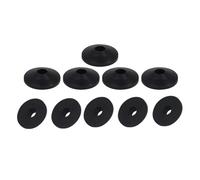YIXANNX Lavatory Fittings Rubber Gasket Non Slip Fix Solutions Reliable for Ensuring Toilet Stability MaterialHigh SBR Rubber for Quick Repair of Wobbly Toilet Seats, Black, Inner Diameter 8mm