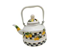 YIXANNX Leakproof for Creative Enamel Tea Kettle with Comfortable Grip Suitable for Everyday Brewing Various Beverages Heat Resistant Coffee Pot Turkish, 1.1L