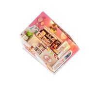 YIXANNX Lighting Miniature Ornament House Decoration Handcrafted Projects With Beautiful Workmanship Kids And Adults Decor Building Puzzles Set Handcraft Wooden House