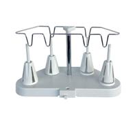 YIXANNX Lightweight Sewing Spools Stand Holds 4 Threads Adjustable Height Simplifies Thread Management in Crafting 4 Cone Spool Stand Holder Support Rack Practical