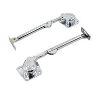 YIXANNX Metal Hydraulic Support Hinge Parts Secure Connection with Bottom Plate Wardrobe Cabinet Please Refer to Image for Detailed Size Data Door Cabinet Hinge Support with