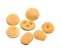 YIXANNX Miniature Dollhouse Food Tiny Stuff Cookies Add-On For Doll Kitchen Set And Dollhouse Ensuring Miniature Scene Can Be Enjoyed For Years To Come. Each Mini Biscuit Measures Approximately 0.7