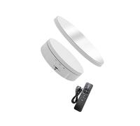 YIXANNX Mirror Covered Rotating Display Stand With 360 Degree Angle Adjustment Exhibiting Jewelry Watch Models 360 Degree Mirror Covered Turntable Display Stand