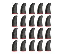 YIXANNX Mobile Game Fingertips Sleeves Anti-slip Elastic Cover Silver Fiber Sensitive Knitting Portable Gloves Protectors, No.03