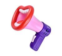 YIXANNX Mouth Shape Megaphone Kids Gift Joke Toys Introduce Innovative Voice Chang Appeal Present Giving And Shared Laughter Multiple Buttons Megaphone Function Toys For Kid, red, 16x11x13cm