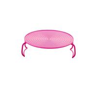 YIXANNX Multifunction Insulated Heating Tray Rack Features Easy To Along With Plastic Kitchen Gadgets For Seamless Cooking Experience Plastic Kitchen Gadgets Microwave Steaming Rack, pink