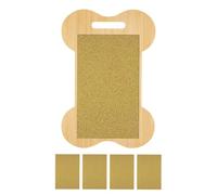 YIXANNX Nail Resistant Dog Scratch Pad Wooden Nail File Scratching Board Essential And Grooming Solution For All Dog Breeds Scratching Board Furniture Protector Supply