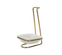 YIXANNX Neat and Tidy Vertical Spoon Rest Holder Greatly Enhances Kitchen Efficiency While Storing Soup Ladles Holders Vertical Saving Spoon Rest Shelf Utensils Stand, Single Square