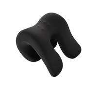 YIXANNX Neck Support Cushions Face Down Pillow for Napping During Workplace Breaks and Long Days Package Includes 1 Pillow.Also Wonderful Gift Choice for, Solid Black, 25 x18 x28 cm