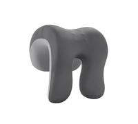 YIXANNX Neck Support Cushions Face Down Pillow for Napping During Workplace Breaks and Long Days Package Includes 1 Pillow.Also Wonderful Gift Choice for, Dark and Light Gray, 25 x18 x28 cm