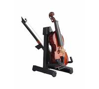YIXANNX Playful Mini Violin With Stand Bow And Case Charming Living Room Ornaments Made Of Polished Wood Sturdy Structure Bow And Case Mini Musical Instrument Violin, 8cm