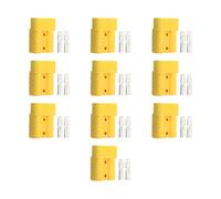 YIXANNX Plug Adapter | Simple Unplug | Pressure-resistant Terminal UPS Battery Pack Electric Forklift Plug ABS , Yellow , 10PCS