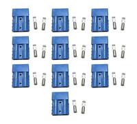 YIXANNX Plug Adapter | Simple Unplug | Pressure-resistant Terminal UPS Battery Pack Electric Forklift Plug ABS , Blue , 10PCS