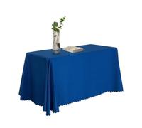YIXANNX Polyester Tablecloth Plain,Royal Blue,Square 1.2x1.8m | One Step Drape And Smooth Out No Ironing Required Durable Fabric Easy Clean For Trade Show Or Catering