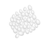 YIXANNX Polystyrene Foam Balls for Handcraft Safe Ingredients Non-Toxic Odorless Foam Egg Eggs DIY Skin-Friendly Foe Easter, 50 80 100 120mm 50pc