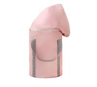YIXANNX Portable and Easy to Clean Foldable Foot Tub for Stress Relief PE Collapsible Foot Bath Basin Bath Bags Lightweight, Pink [Over The Knee]