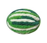 YIXANNX Premium Chunky Wool Yarn Offering Easy Handling Crafting Projects with Friends Family and New Connections Crocheting Cushion Rug Making Tapestry Hand Knit, Green White, 27m