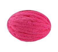 YIXANNX Premium Chunky Wool Yarn Offering Easy Handling Crafting Projects with Friends Family and New Connections Crocheting Cushion Rug Making Tapestry Hand Knit, Rose Pink, 27m