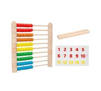 YIXANNX Preschool Math Learning Toy Abacus For Kids Math Developmental Boys Wooden Frame Educational Counting Game Educational Counting Toy Sticks Gift Kid