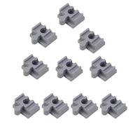 YIXANNX Rail Building Connector Building Games Designed to Challenge Kids and Inspire Creativity in Collectors Wooden Train Track Accessories for Games, Gray