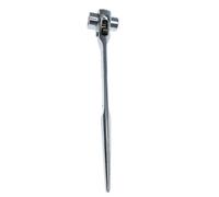 YIXANNX Ratchet Podger Ratcheting Socket Wrench Robust Tool Ratchet Mechanism to Speed Up Work Double Sized Podger Spanner with Mechanism. Scaffolding, Silver, 19-22mm