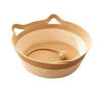 YIXANNX Refined Cat Bed Comfortable Puppy Cave Nest Simple Sleeping Solutions For Pets Puppy Warm Cave Sleeping Bed Small Dog House Kennel Pet Supplies Not Easy To Deform, Brown, M