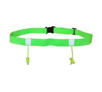 YIXANNX Reflective Tape Cycling Running Number Belt Adjustable Size Lightweight Running Bib Holder Outdoor Sports Bib Holder Race Belt Triathlon Waist, Green, 25x920mm