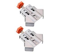 YIXANNX Robust Right Angle Clamp 90 Degree Stainless Steel Provides Effective Support for Woodworking Angle Clamps and Crafting Projects Woodworking Clamps Crafting Project Tools, 2 pcs Open Shape