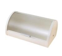 YIXANNX Roll Bread Box Keeper Container For Effective Bread Organization With Charismatic Farmhouse Appeal Farmhouse Countertop Bin Is Made Of Sturdy Acrylic, matte lid, 37.5x26x18cm