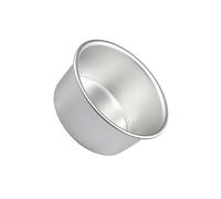 YIXANNX Round Mini Cake Pan Bottom Pudding Baking Tools Nonstick Creating Miniature Cakes and Delicious Puddings Aluminium Alloy Tall Baking Cake Pan Tools