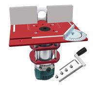 YIXANNX Router Table Insert Plate Multiuse Router Lift System for Woodworking Bench Adjustable Height Precision Tool Lift System DIY Table Professional