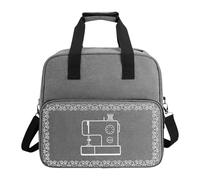 YIXANNX Sewing Machine Bag Travel Friendly with Pockets Organizing Scissors and Sewing Tools Yarn Storage Handbag Holder Case Storage Pockets Thread Spools Machine Carrying Case Carry Bag Portable