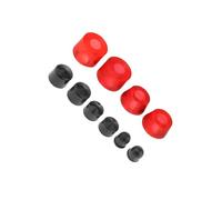 YIXANNX Skateboard Bushing Replacement Soft Trucks 92A Hardness High Elasticity Outdoor Sports Skateboard Performance Shockproof Nuts Truck Rebuild Kit, Clear Red, 11x16x24mm