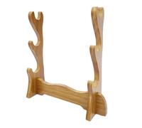 YIXANNX Sleek Display Stand Holder Rack for Traditional Japanese Knife, Wood, 3 Layers