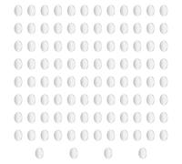 YIXANNX Stainless Steel Disc For Crafts Metal Stamping Blank Circle Disc 100 PCS DIY Circular Plate Jewelry Making 19mm Round Circle Plate Strike Without Hole