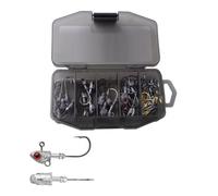 YIXANNX Stay Ahead Of Game With High Strength Hook Set Includes Unique Gill Textures And Three-pronged Rig Options Head Hook/Jig Head Lure Fishing Tackle Set/High Strength