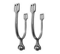 YIXANNX Sturdy Riding Spur With Rotatable Gear Provides Precision And Control For Riders During Events And Training English Style Western Cowboy Spur For Men Women, Silver, 7.3 cm